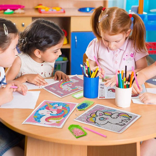 Dazzling Rainbow Unicorn Diamond Painting Kit For Kids Sale - Image 2