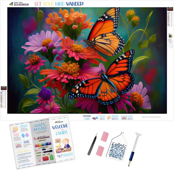 Vibrant Colorful Monarchs Online Hot Sale