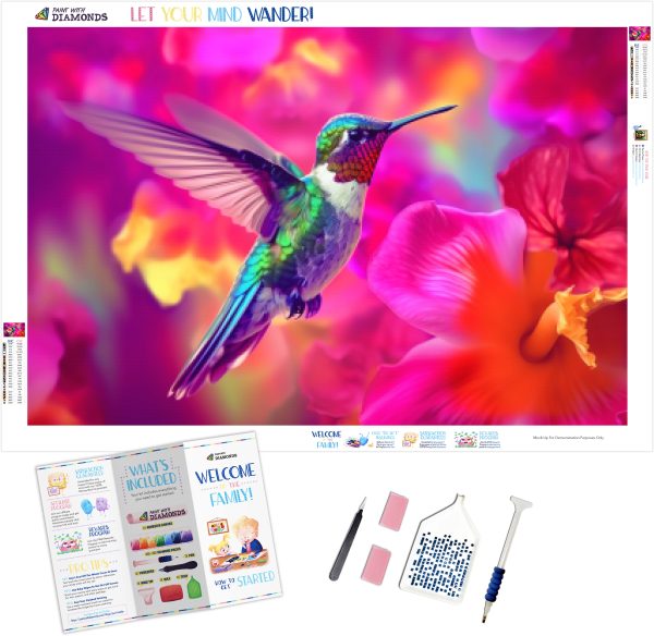 Hovering Over A Flower For Discount