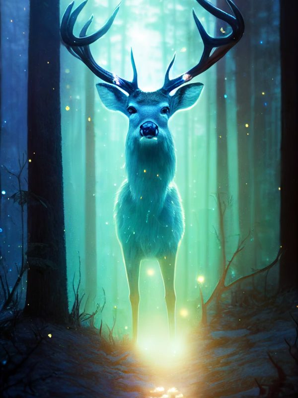 Magical Blue Deer Sale - Image 2