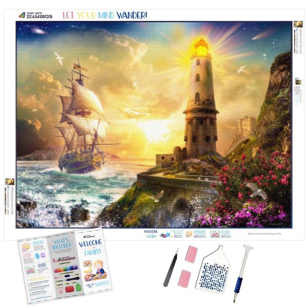 Lighthouse And Ship Discount