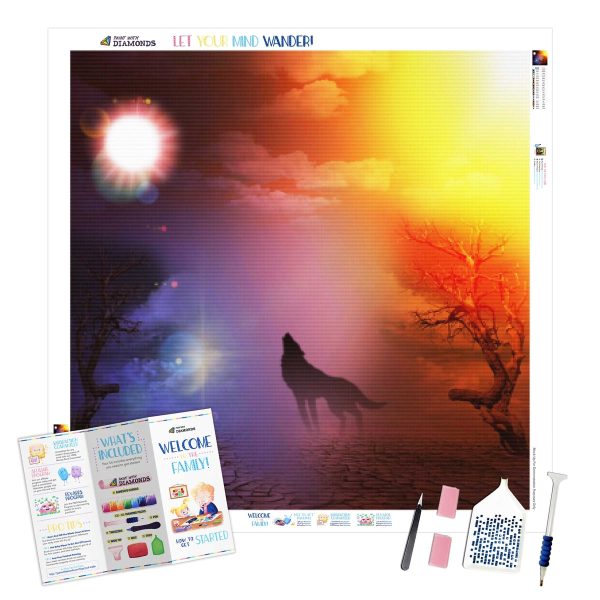 Surreal Wolf Landscape Supply