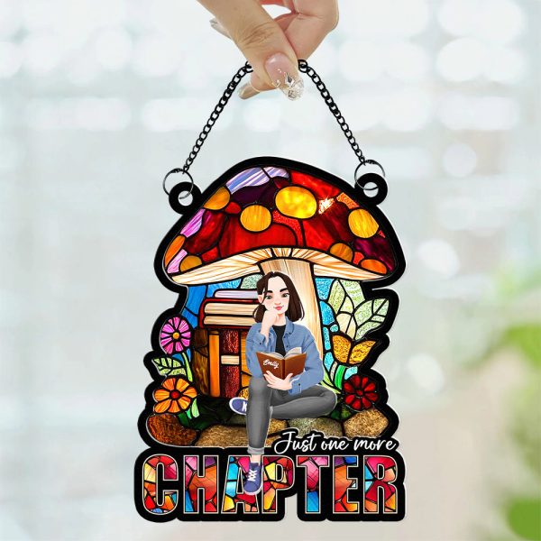 Personalized Gifts For Girl Book Lover Suncatcher Ornament 02xqqn251224pa Online Sale - Image 2