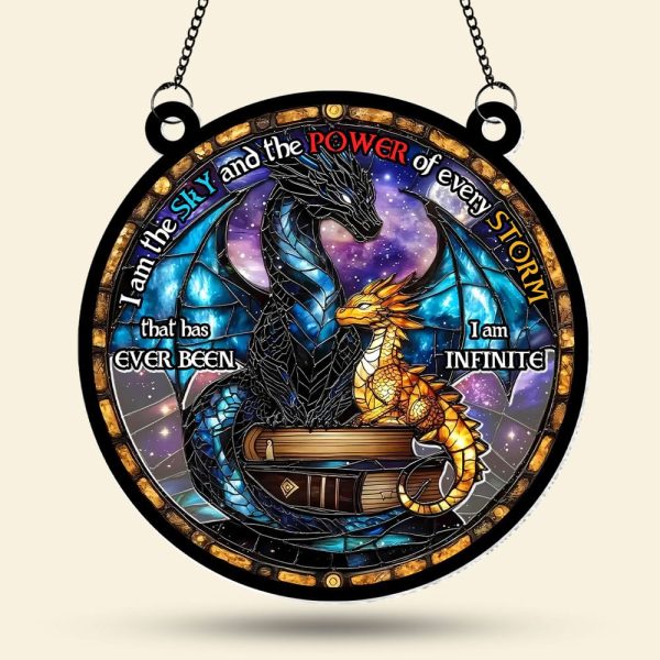 Personalized Gifts For Book Lover Suncatcher Ornament 03kati110125pa For Discount - Image 3